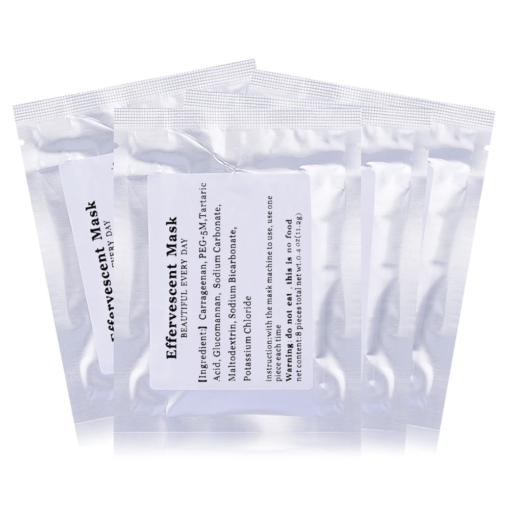 DIY Facial Automatic Mask Machine Use Effervescent Collagen Tablets Anti Aging Wrinkle Hydrating Whitening Fruit Vegetable Maker