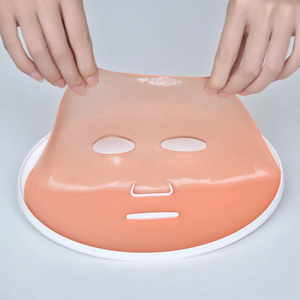 DIY Facial Automatic Mask Machine Use Effervescent Collagen Tablets Anti Aging Wrinkle Hydrating Whitening Fruit Vegetable Maker